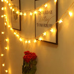 LED Star Fairy Lights Outdoor Chain