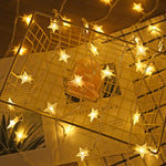 LED Star Fairy Lights Outdoor Chain