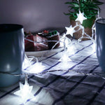 LED Star Fairy Lights Outdoor Chain
