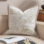 French Luxury 3D Jacquard Cushion Cover