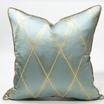 40 Style High Grade Cushion Cover 30x50/45x45/50x50CM Light Luxury Jacquard Pillowcase Champagne Blue Home Hotel Bed Sofa Decor