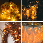 Copper Wire Light for Holiday Lighting Camping Flower
