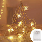 LED Star Fairy Lights Outdoor Chain