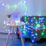 LED Star Fairy Lights Outdoor Chain