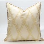 40 Style High Grade Cushion Cover 30x50/45x45/50x50CM Light Luxury Jacquard Pillowcase Champagne Blue Home Hotel Bed Sofa Decor